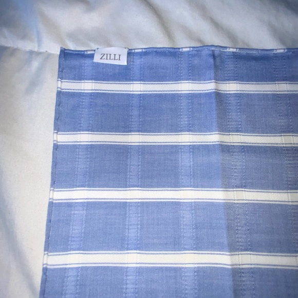 Zilly hand made in France, 100%Cotton pocket square. - Picture 1 of 3